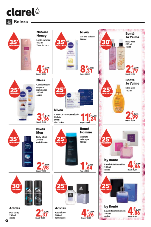 Antevisão folheto Clarel 