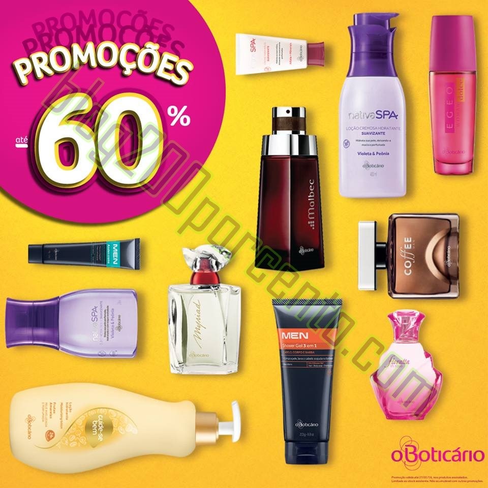 Até 60% De Desconto BOTICÁRIO Promoções De 29 Dezembro A 27 Janeiro ...