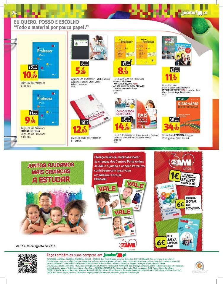 Antevisão folheto Jumbo regresso às aulas