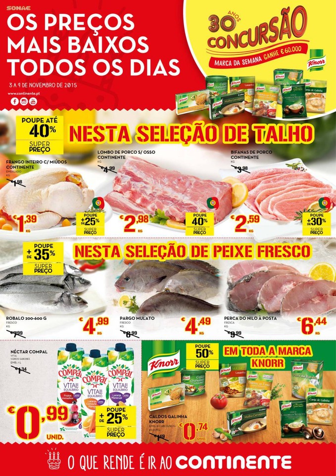 Antevisão folheto Continente 