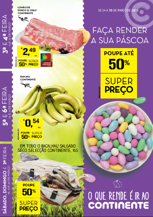 Novo folheto Continente 