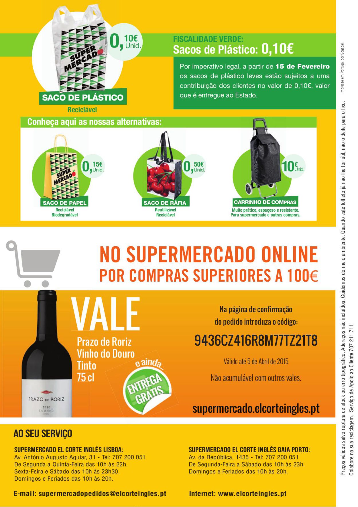 Novo folheto ElCorteIngles  