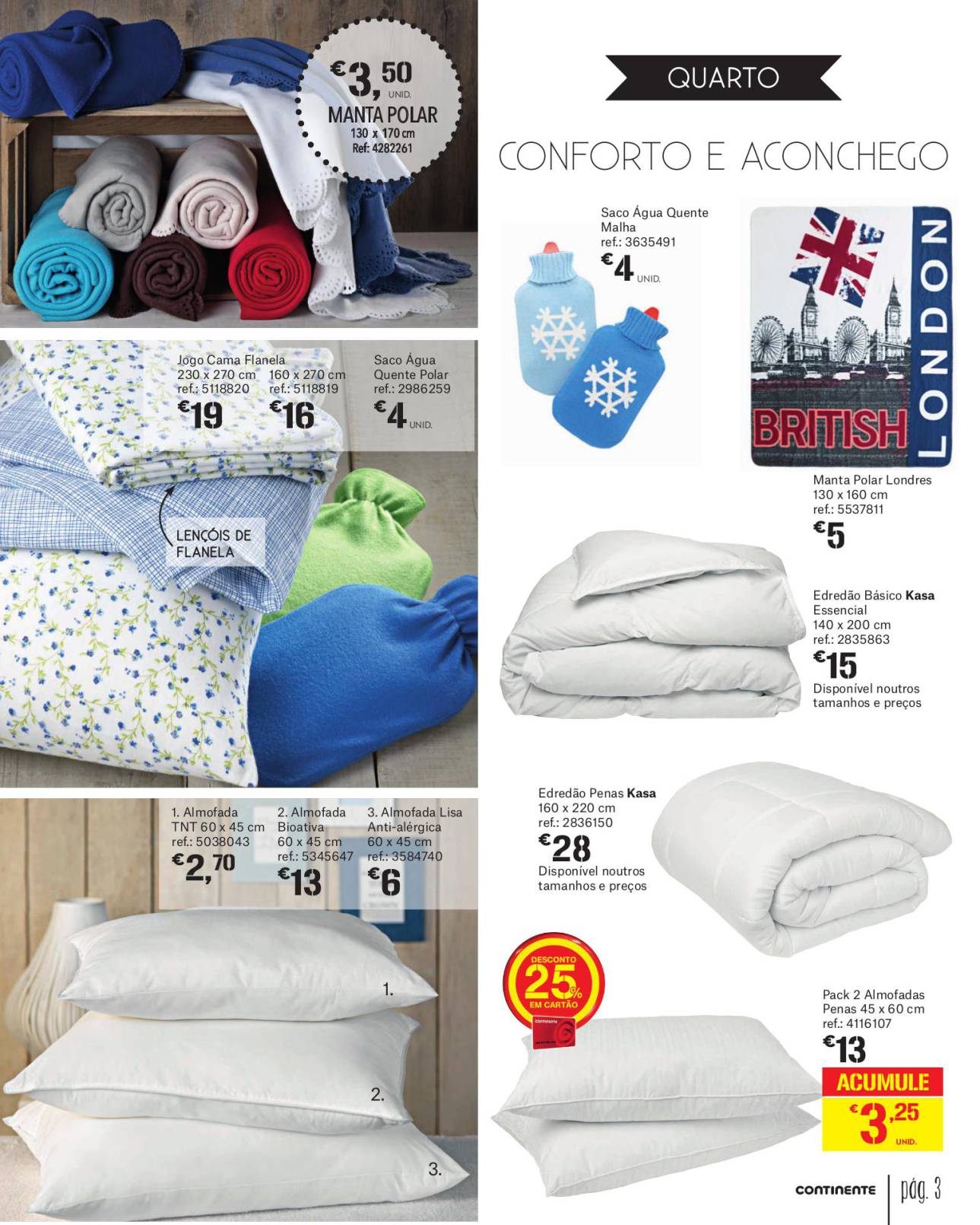 Antevisão folheto Continente especial Kasa outono