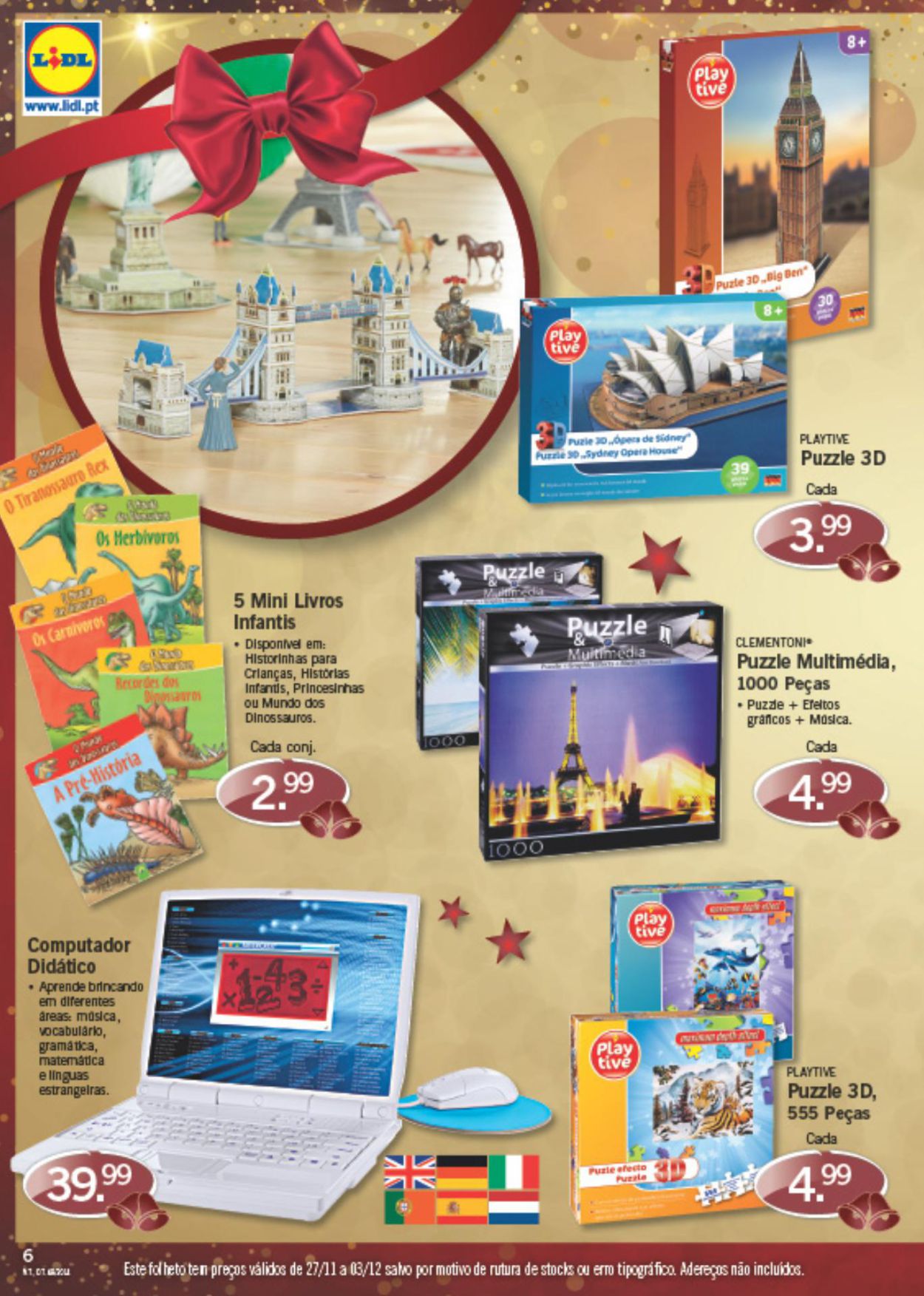 Novo folheto promoções LIDL especial Natal