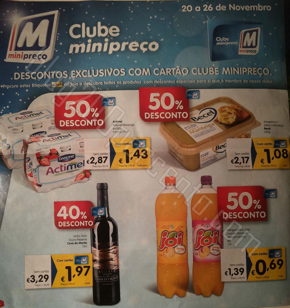 Antevisão promoções folheto Minipreço 20a26nov