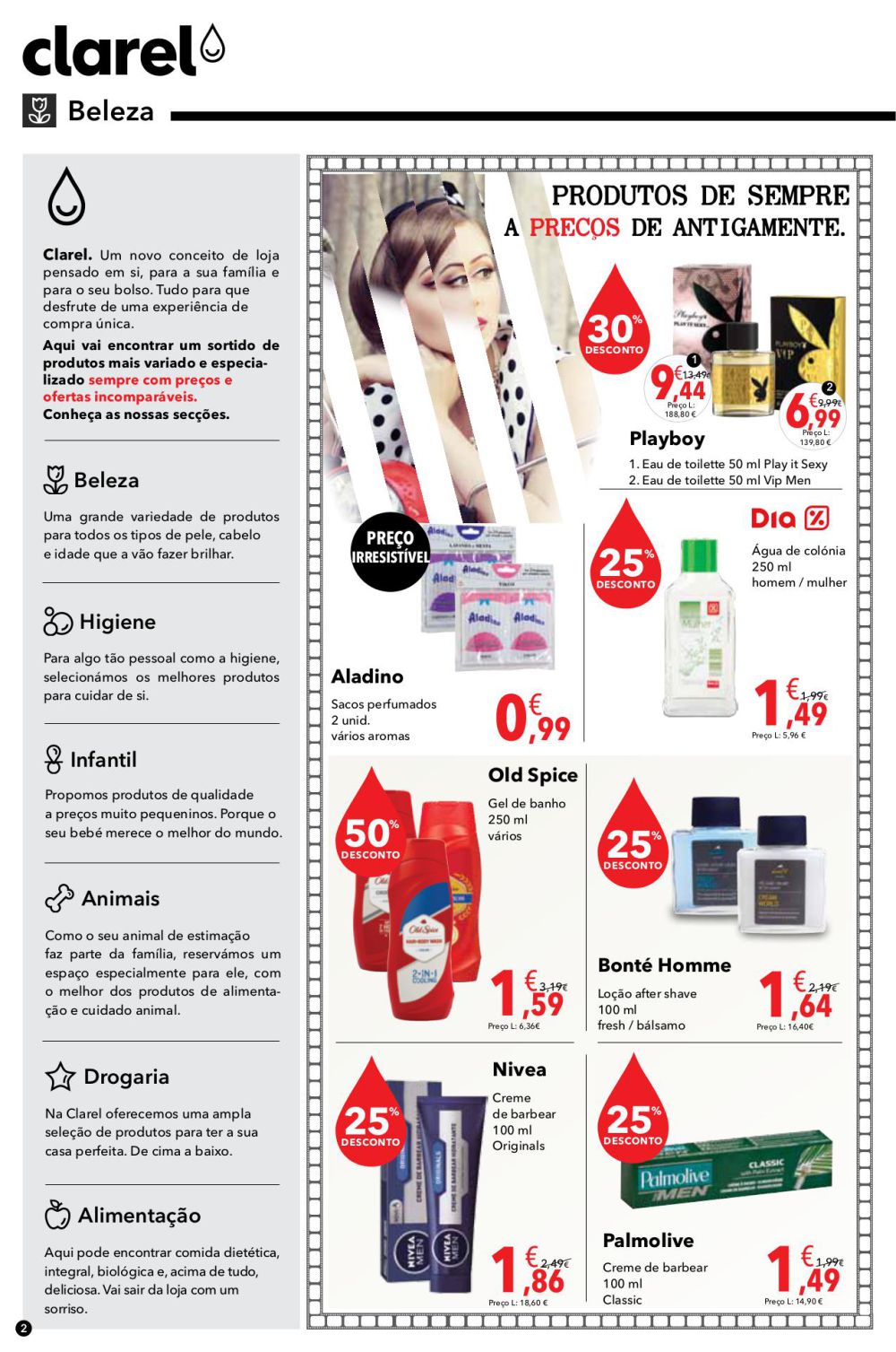 Antevisão folheto Clarel 