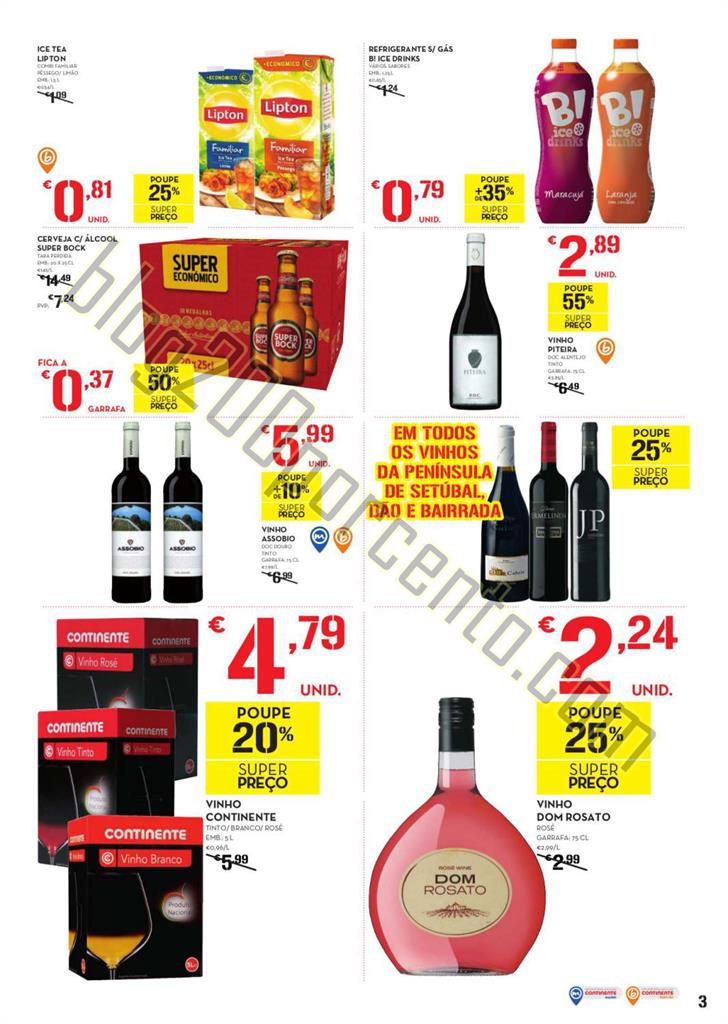 Antevisão folheto Continente especial fim de semana