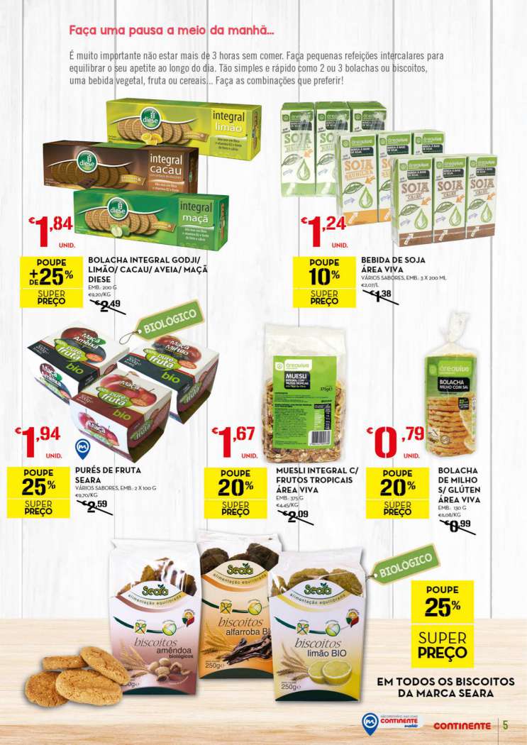 Antevisão folheto Continente  Bem Estar