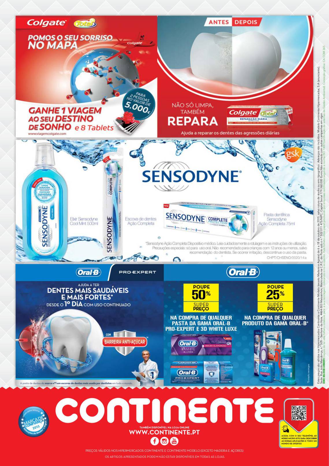 Antevisão folheto Continente 6a18out especial higiene oral