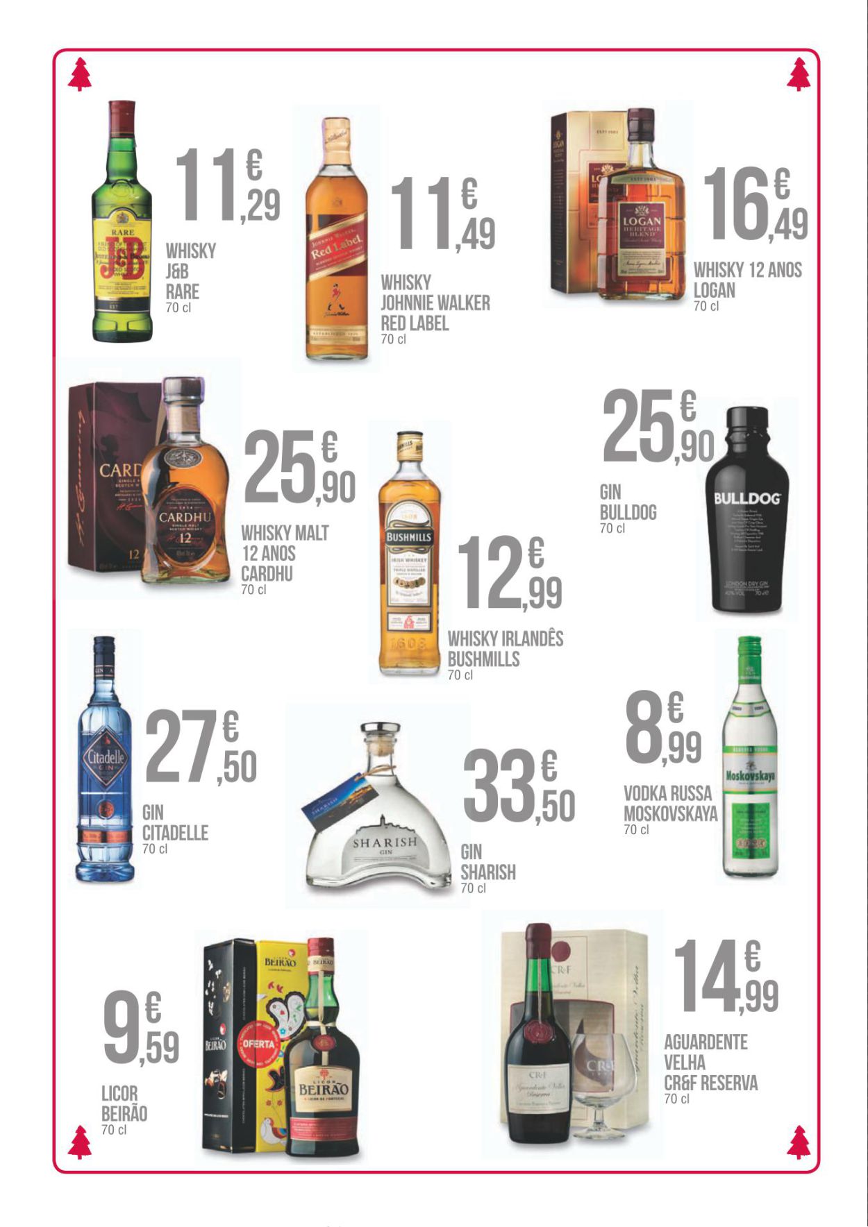 Novo folheto promoções El Corte Ingles 12a31dez