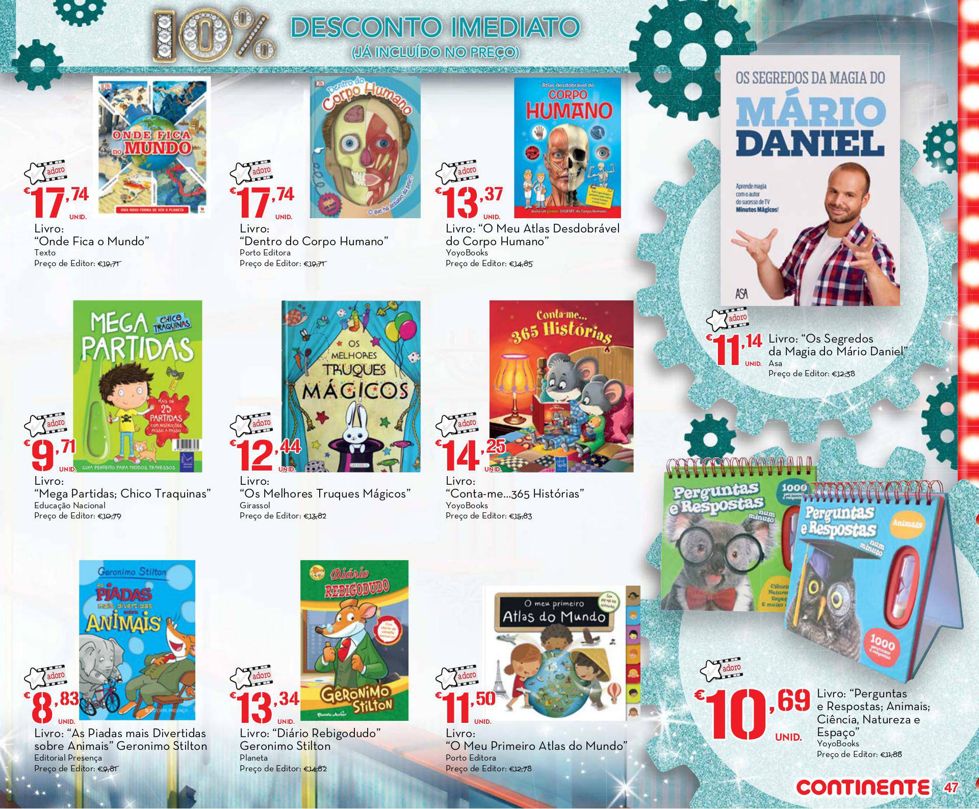 Antevisão folheto Continente especial brinquedos ilha da Madeira