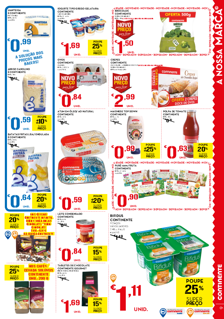 Antevisão folheto Continente Promoções 