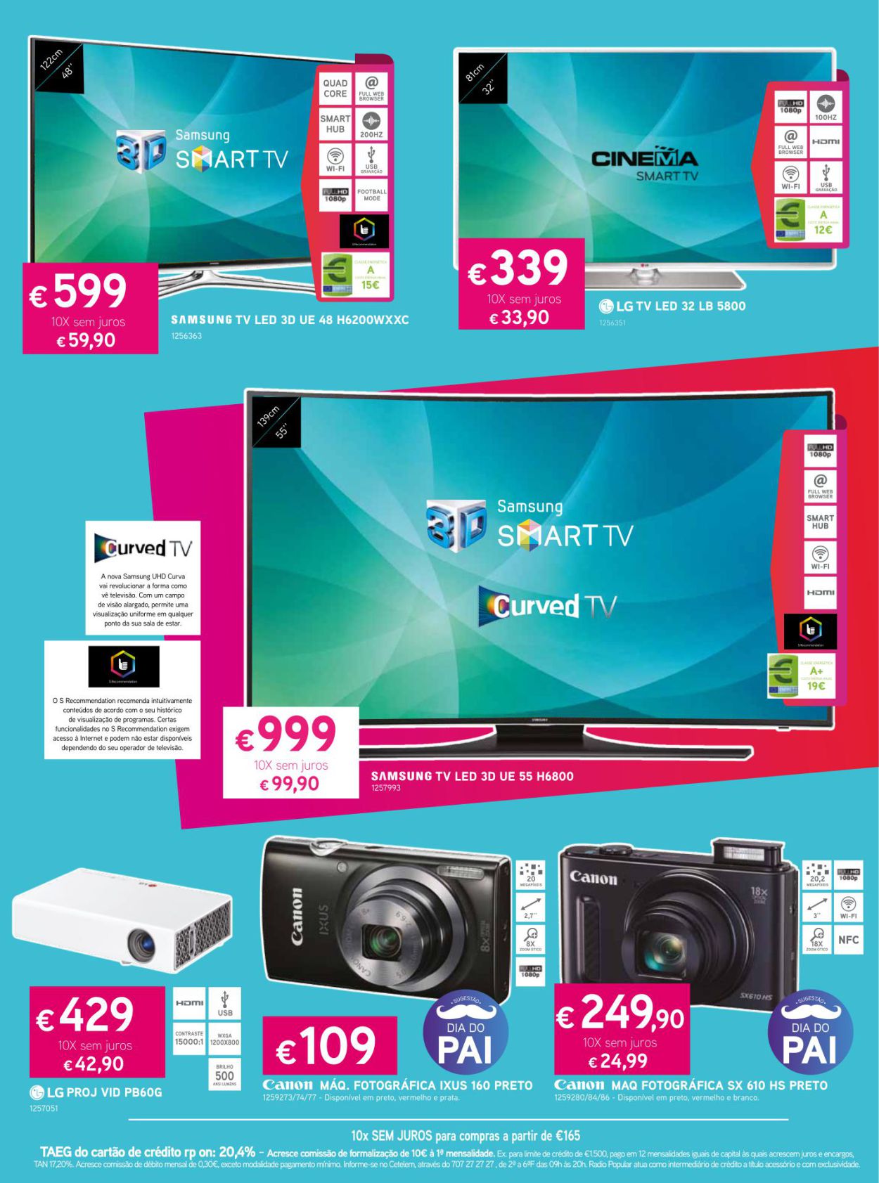 Novo folheto Radio Popular  