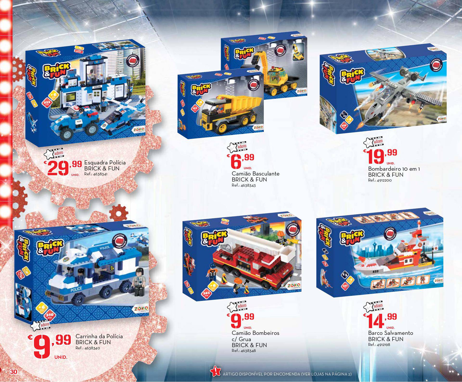 Antevisão folheto Continente especial brinquedos ilha da Madeira