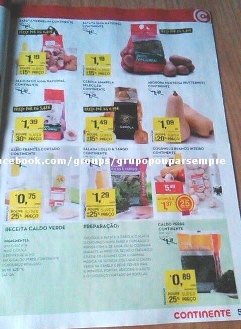 Antevisão folheto Continente 