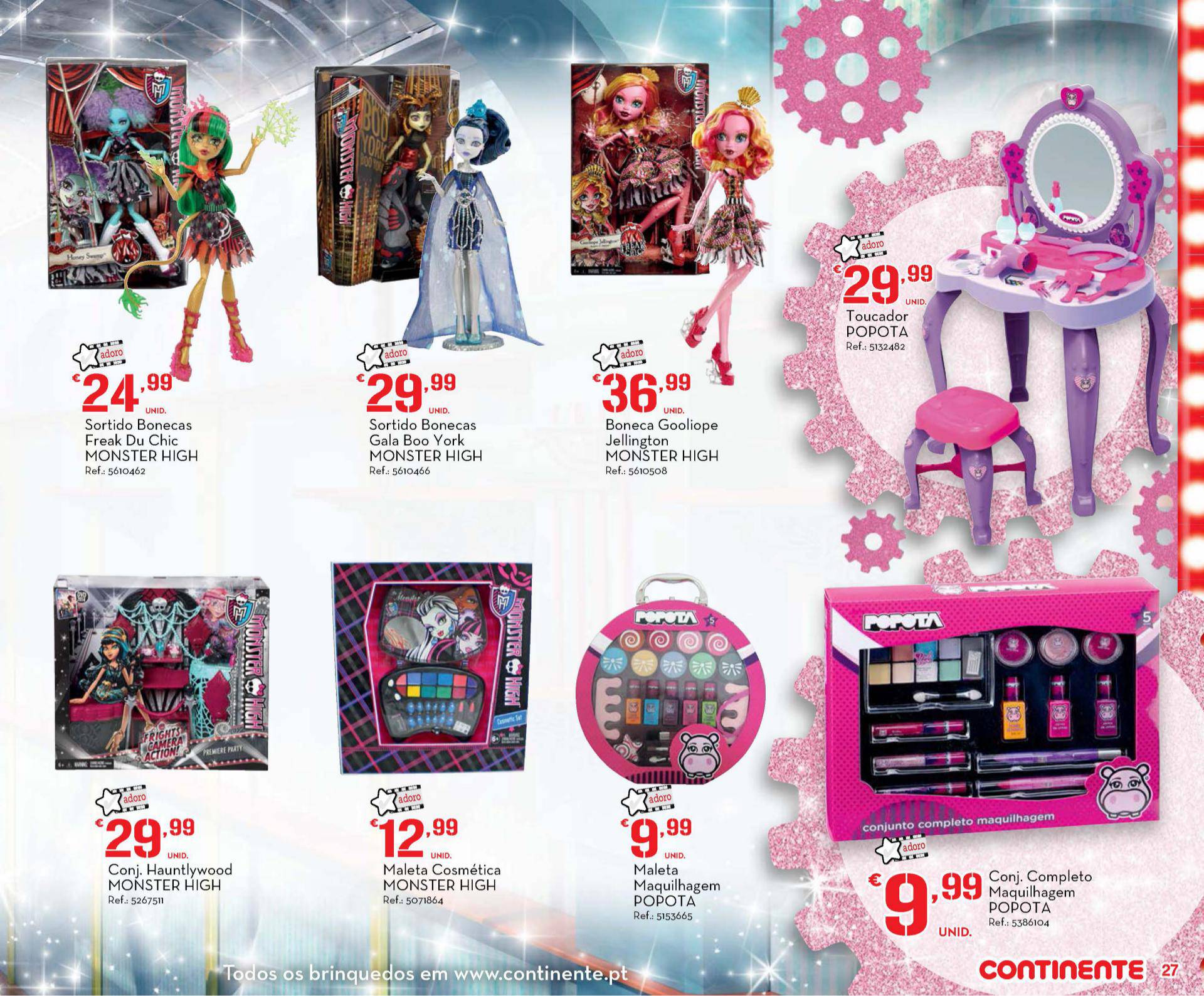 Novo folheto Continente especial brinquedos 