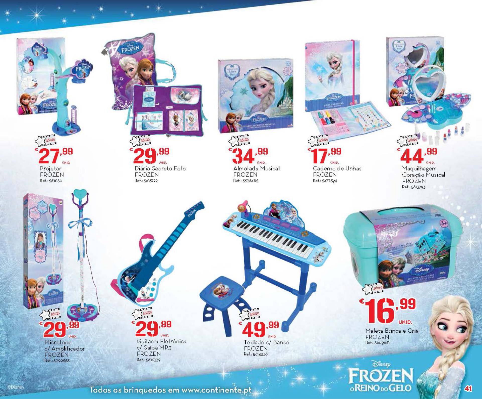 Novo folheto Continente especial brinquedos 