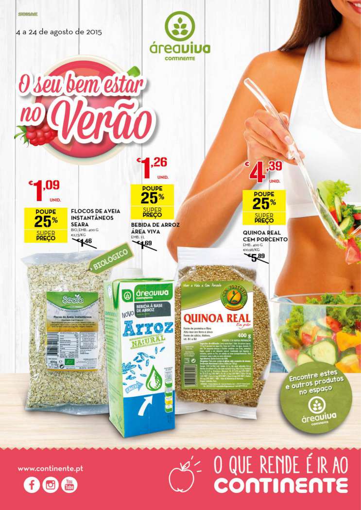 Antevisão folheto Continente Bem Estar