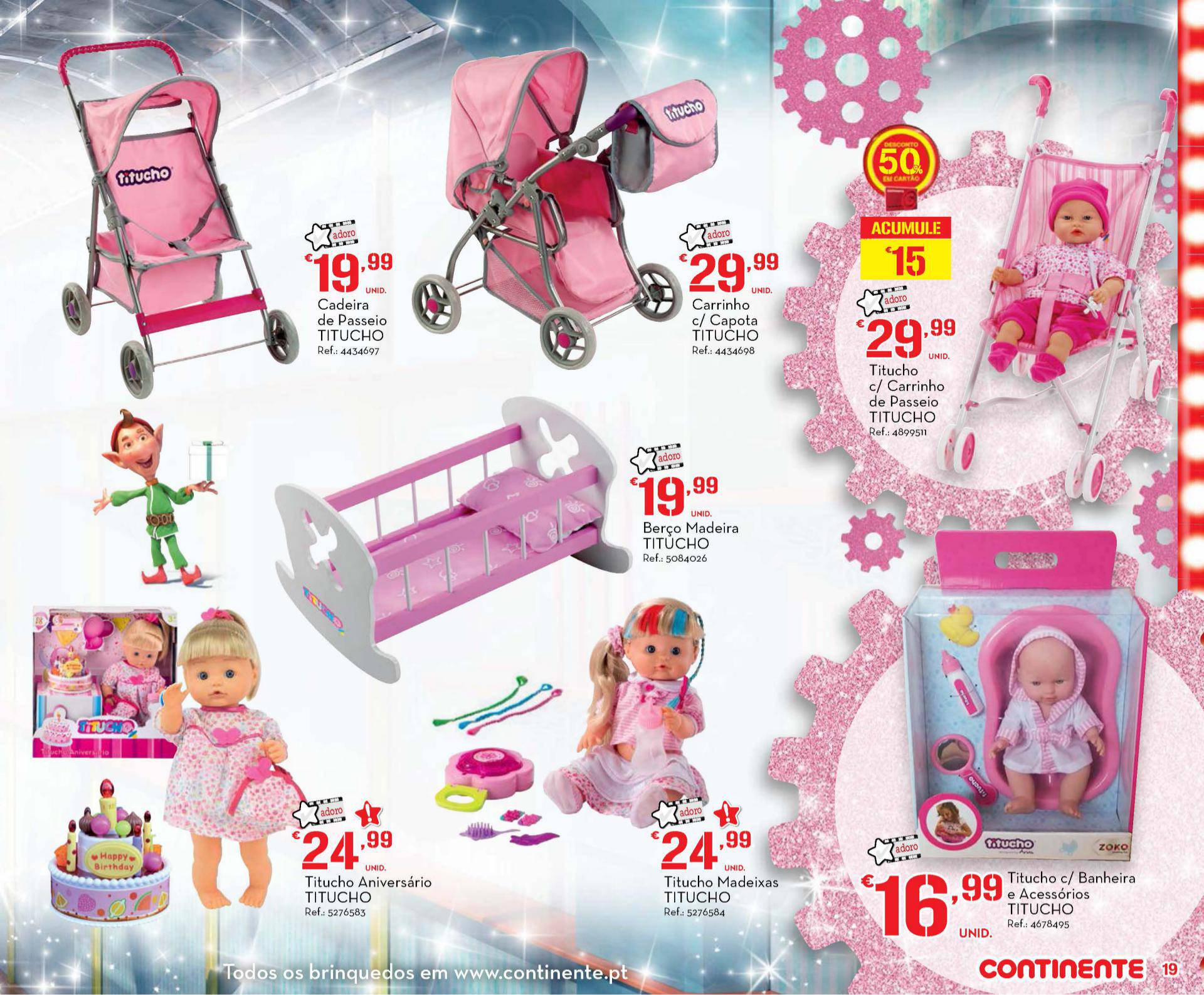 Novo folheto Continente especial brinquedos 